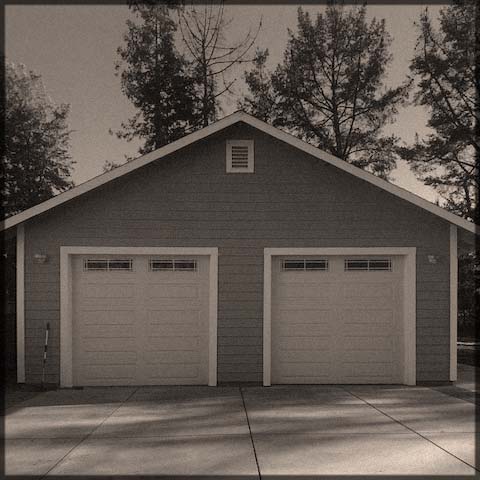 Small old garage